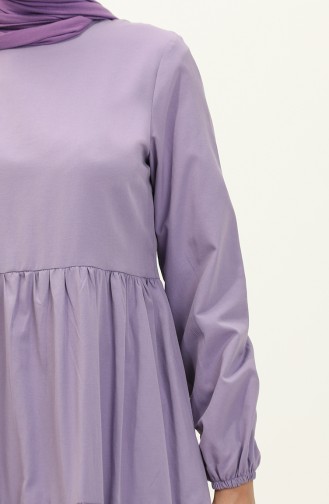 Shirred Dress 1084-06 Lilac 1084-06