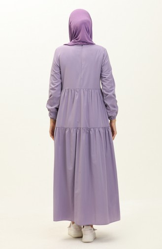 Shirred Dress 1084-06 Lilac 1084-06