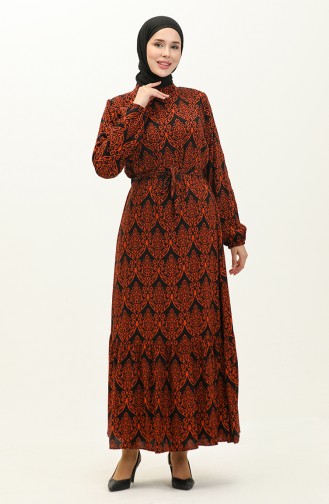 Patterned Cotton Dress 0126-02 Tile 0126-02