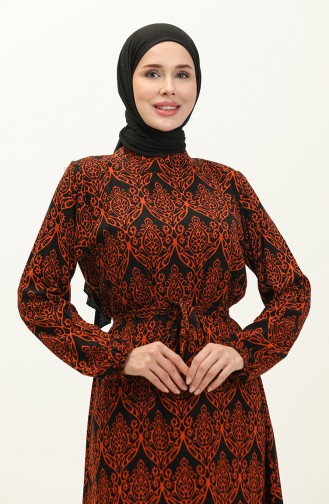 Patterned Cotton Dress 0126-02 Tile 0126-02