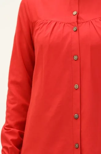 Robe Tunika Mit Knöpfen 4060-05 Rot 4060-05