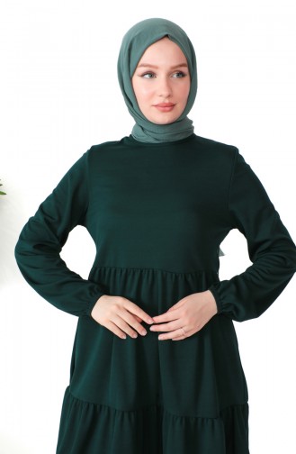 Gathered Tunic 0699-02 Emerald Green 0699-02