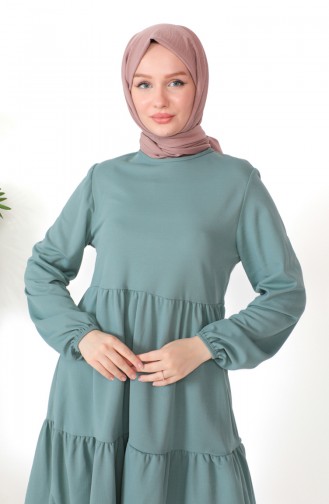 Gathered Tunic 0699-07 Green 0699-07