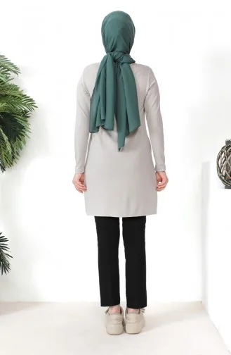 Penye Tunik 10645-04 Taş