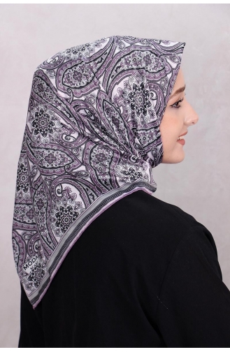 Lila Kopftuch 0941-02