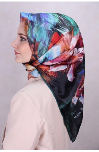 وشاح أخضر زمردي 0935-01