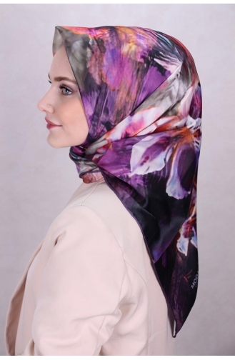 Lila Kopftuch 0935-06
