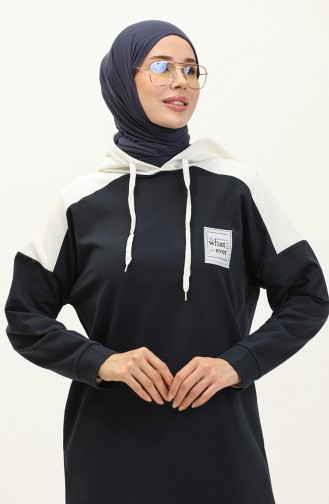 Kapüşonlu Eşofman Takım 3005-02 Lacivert