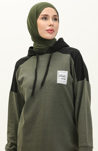 Ensemble de Survêtement à Capuche 3005-04 Khaki 3005-04