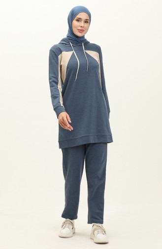 Color Garni Tracksuit Set 3007-05 Indigo 3007-05