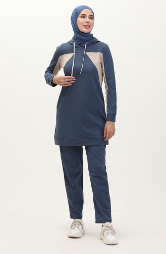 Color Garni Tracksuit Set 3007-05 Indigo 3007-05