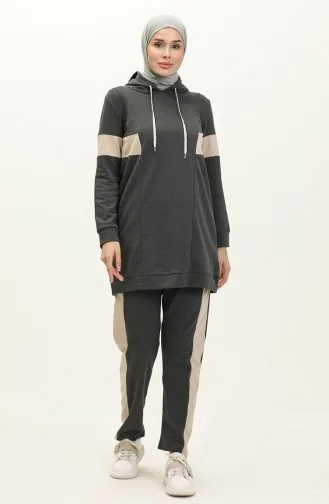 Ensemble Survêtement à Capuche 3008-03 Anthracite 3008-03
