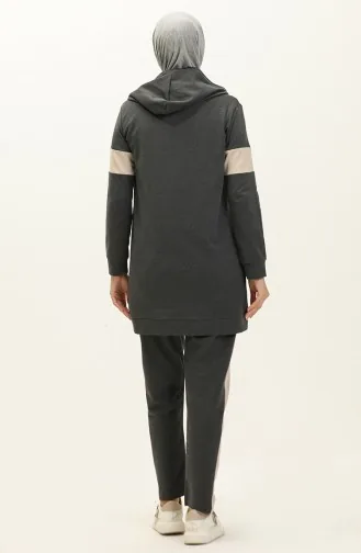 Ensemble Survêtement à Capuche 3008-03 Anthracite 3008-03