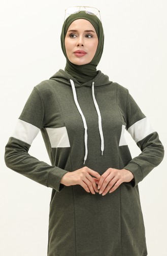 Hooded Tracksuit Set 3008-05 Khaki 3008-05