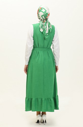 Giletjurk Met Riem 0128-05 Groen 0128-05