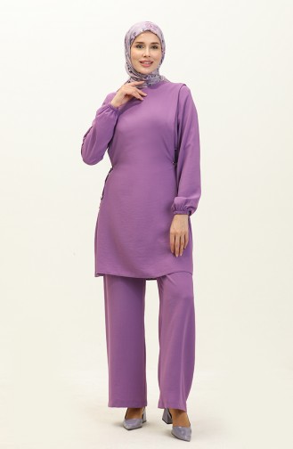 Aerobin Fabric Side Tie Two Piece Suit 2005-03 Lilac 2005-03