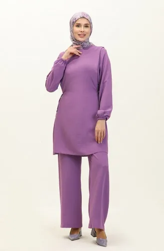 Aerobin Fabric Side Tie Two Piece Suit 2005-03 Lilac 2005-03