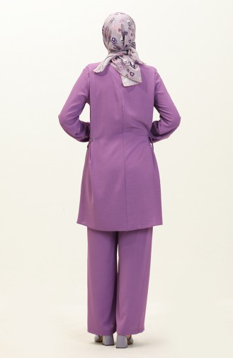 Aerobin Fabric Side Tie Two Piece Suit 2005-03 Lilac 2005-03