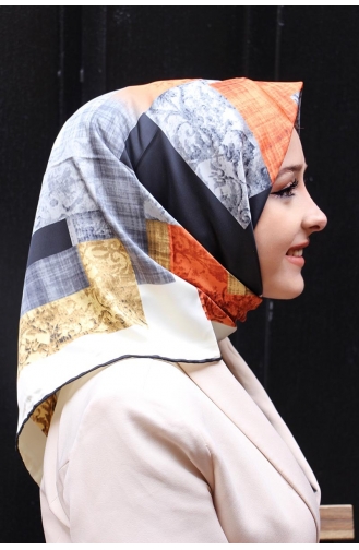 Orange Kopftuch 0939-03