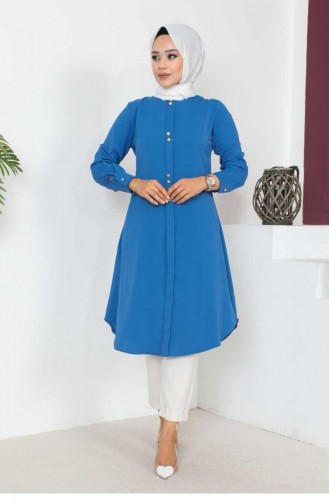 زر مفصلة الحجاب تونك النيلي 0163SGS.ING