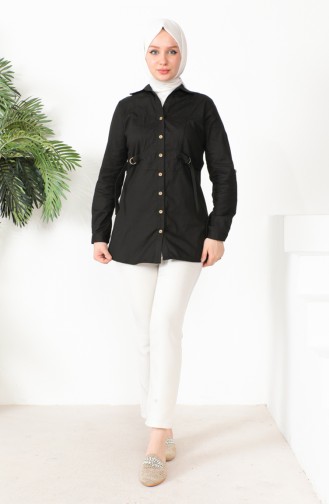 Chemise Noir 14519