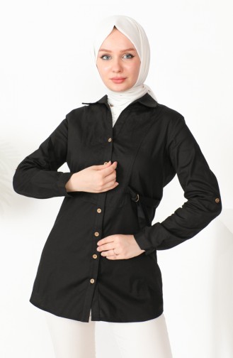 Chemise Noir 14519