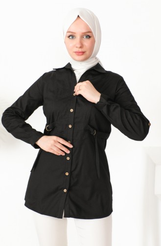 Chemise Noir 14519