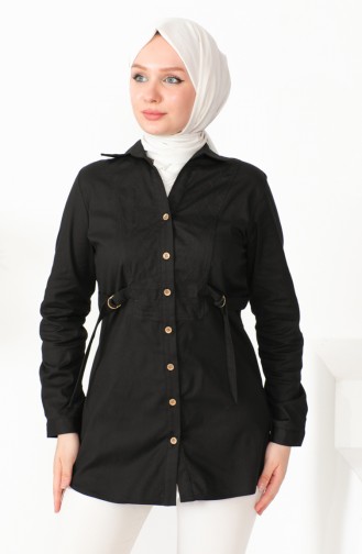 Chemise Noir 14519
