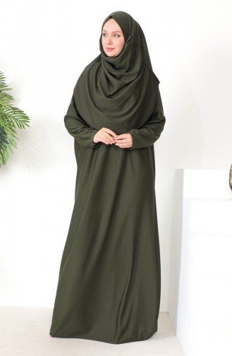 Robe de Prière Pratique une Pièce 0999-09 Khaki 0999-09