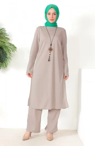 Ensemble Tunique Pantalon 8585-08 Vison 8585-08