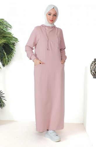 Zweifaden-Taschenkleid 232323-01 Rose 232323-01