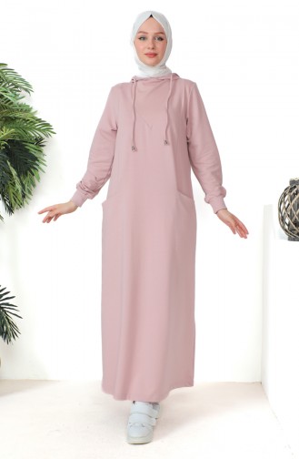 Zweifaden-Taschenkleid 232323-01 Rose 232323-01