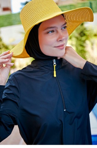 Chapeau De Paille Large Jaune 14232 14232 Sarı