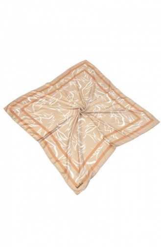 Rayon Schal Island Muster Gelb Rayon Island 053 4132