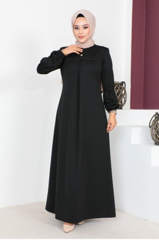 Hijab Sportkleid Schwarz 2064MG.SYH
