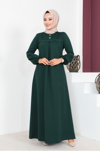 Hijab-Sportkleid Smaragdgrün 2064MG.ZMR