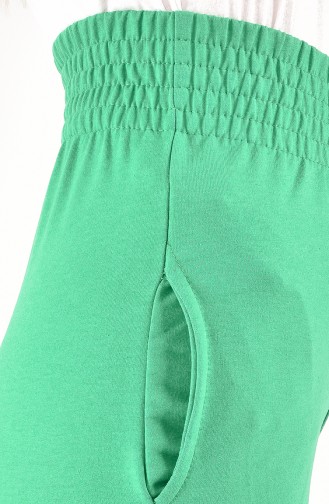 Jogger Leg 2 Thread Fabric Sweatpants 6002-05 Green 6002-05