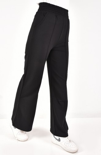 Pantalon De Jogging Détail Rayure Sur Jambe 6003-01 Noir 6003-01