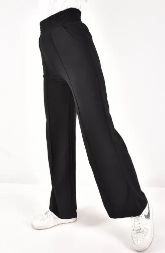 Flank Leg Stripe Detailed Sweatpants 6003-01 Black 6003-01