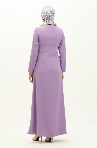 Geplooide Abaya 4526-01 Lila 4526-01