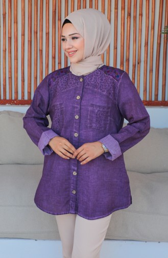 Authentic Shirt 1150-03 Purple 1150-03