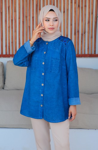 Authentic Shirt 1150-04 Indigo 1150-04