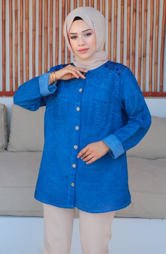 Chemise Authentique 1150-04 Indigo 1150-04