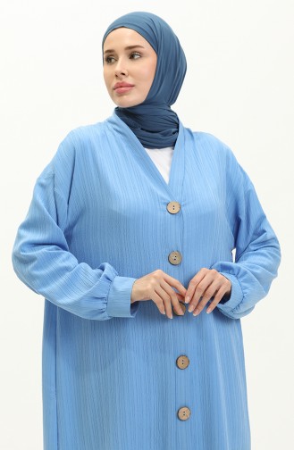 Buttoned Midi Tunic Cardigan 4061-05  4061-05