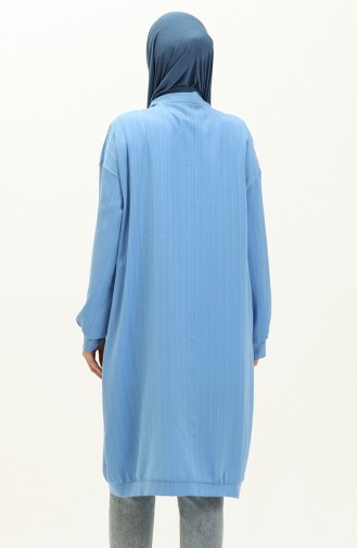 Buttoned Midi Tunic Cardigan 4061-05  4061-05