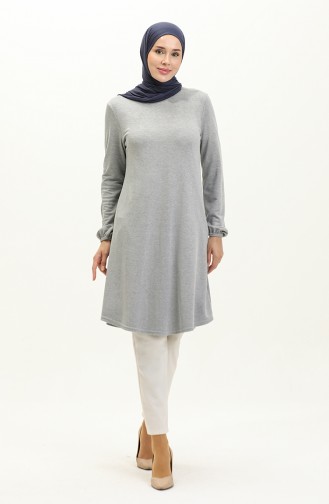 Bat Sleeve Tunic 8642-01 Gray 8642-01