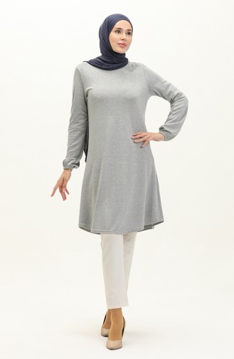 Bat Sleeve Tunic 8642-01 Gray 8642-01