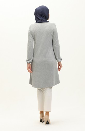 Bat Sleeve Tunic 8642-01 Gray 8642-01