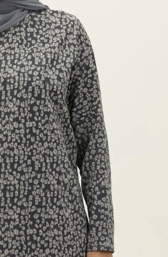 تونيك منقوش بأكمام فراشة 8645-01 انترسيت 8645-01