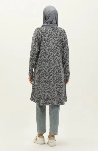 تونيك منقوش بأكمام فراشة 8645-01 انترسيت 8645-01